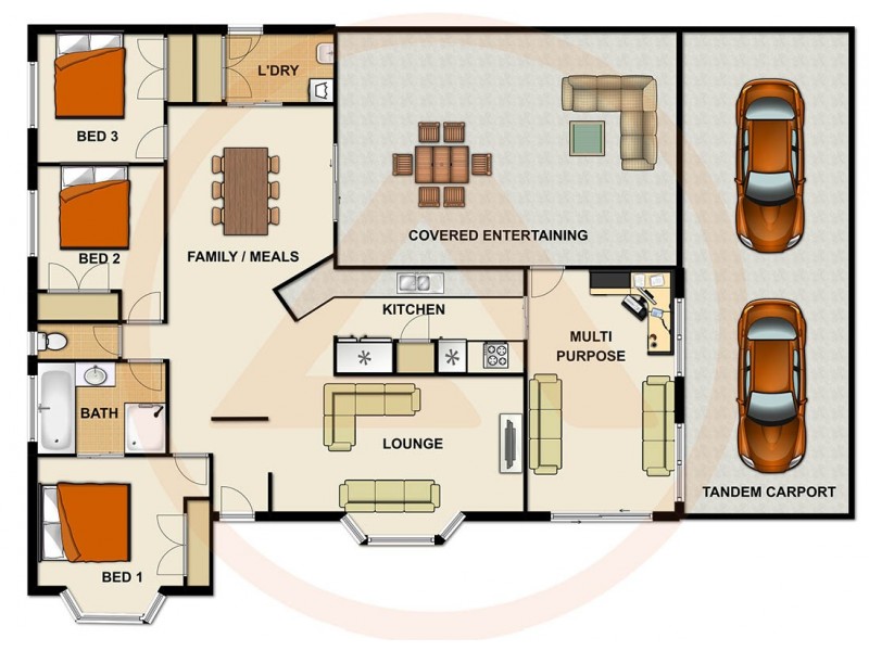 32 SOLANDRA CIRCUIT, Regents Park QLD 4118 Floorplan
