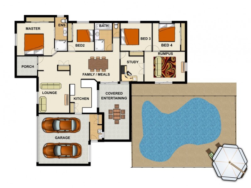 68 BUSHLAND DRIVE, Regents Park QLD 4118 Floorplan