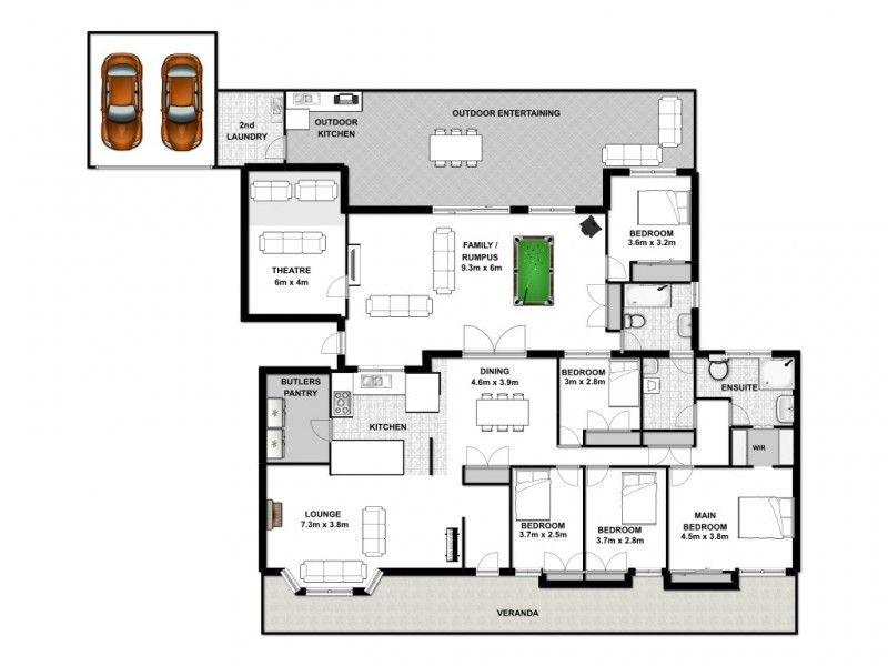 230 Forestdale Drive, Forestdale QLD 4118 Floorplan