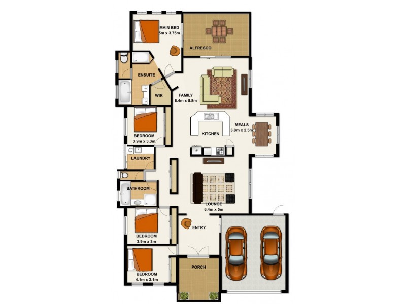 7 Rockford Drive, Bellbird Park QLD 4300 Floorplan