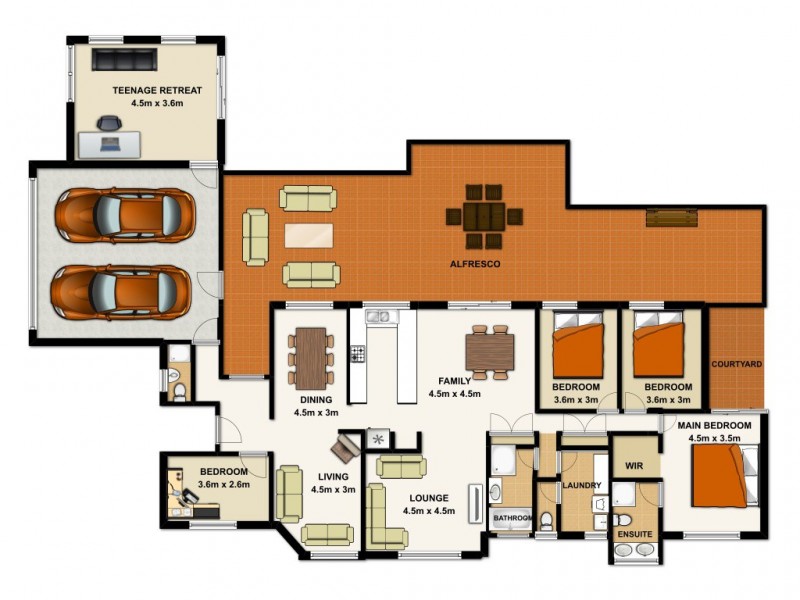 5 Gisbourne Street, Forestdale QLD 4118 Floorplan