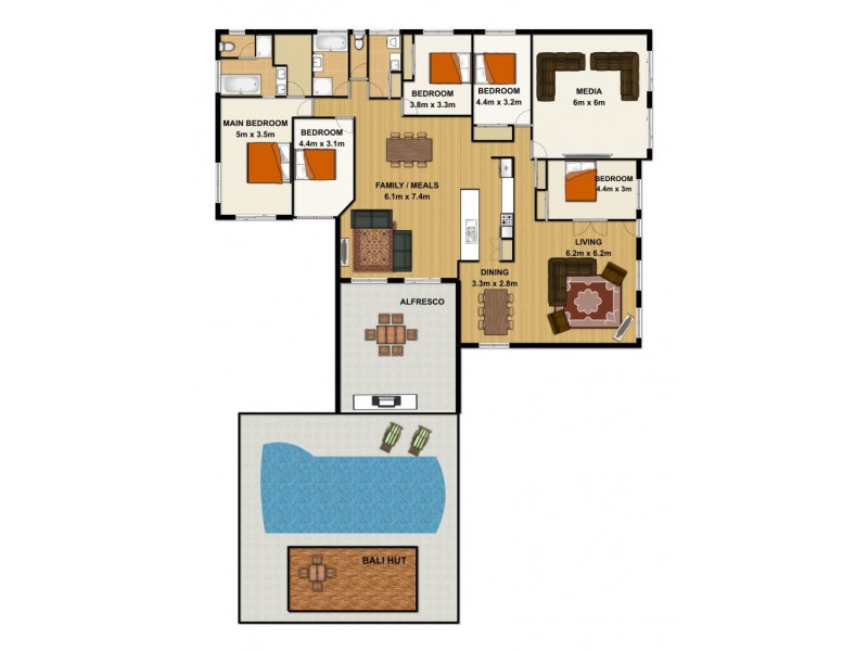 90-96 Canterbury Drive, Mundoolun QLD 4285 Floorplan