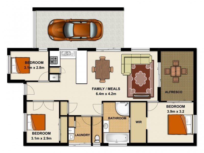 8 Solea Close., Forest Lake QLD 4078 Floorplan