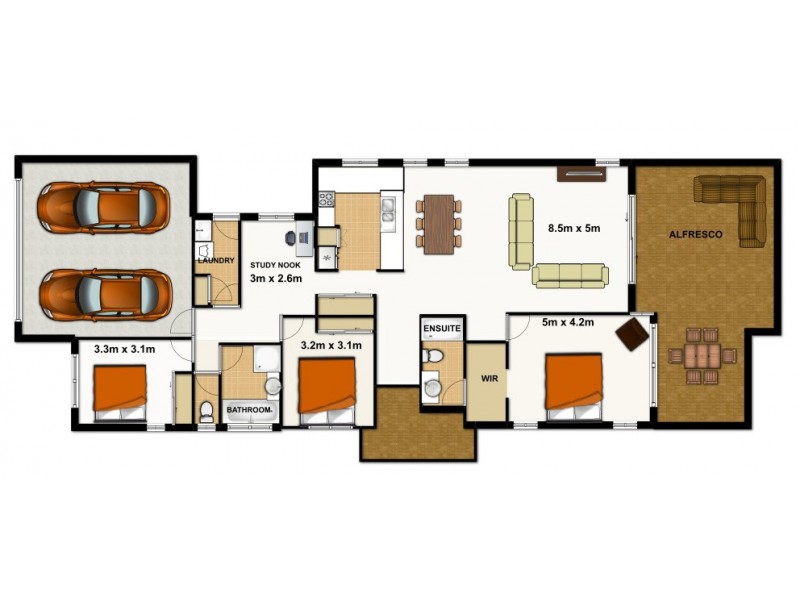 UNIT 1 / 24 Barrine Place, Parkinson QLD 4115 Floorplan