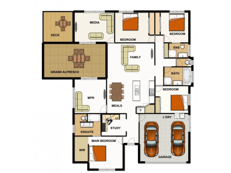 12 Gardenia Circuit, Heathwood QLD 4110 Floorplan