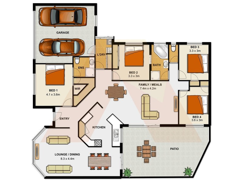 45 SOLANDRA CIRCUIT, Regents Park QLD 4118 Floorplan