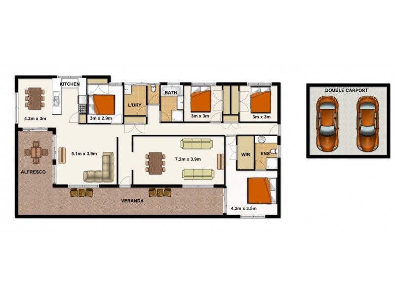 48 Palmerston Court, Munruben QLD 4125 Floorplan