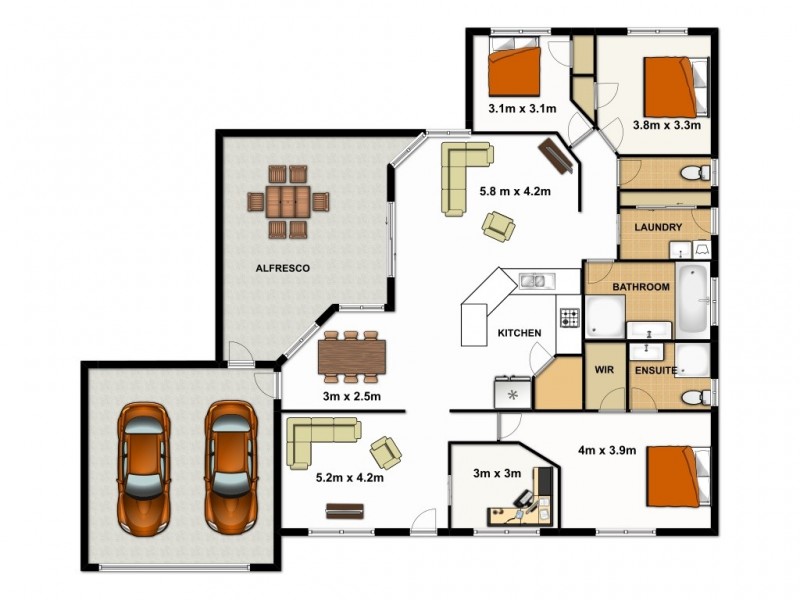 81 Muscari Crescent, Drewvale QLD 4116 Floorplan