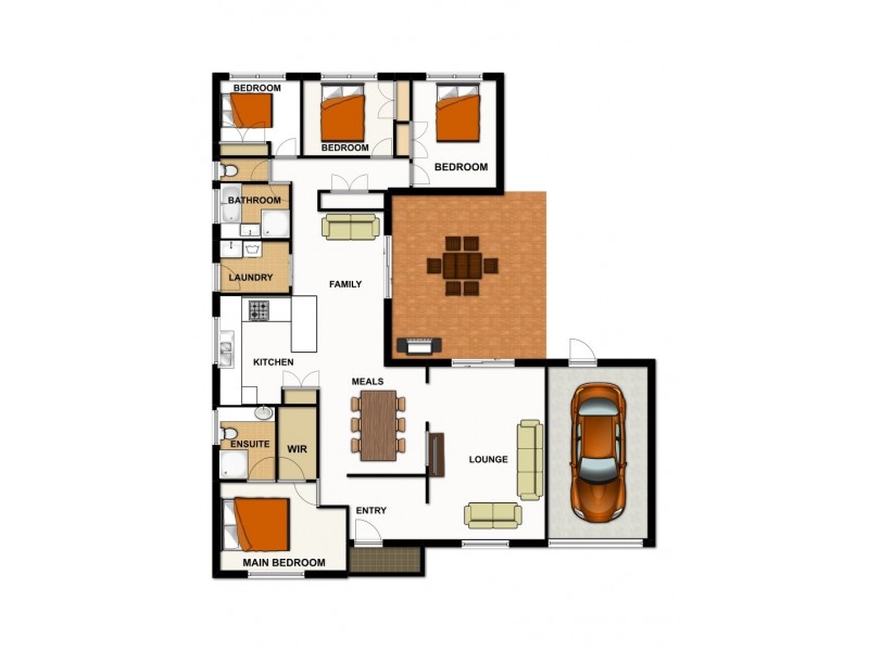181 EMERALD DRIVE, Regents Park QLD 4118 Floorplan