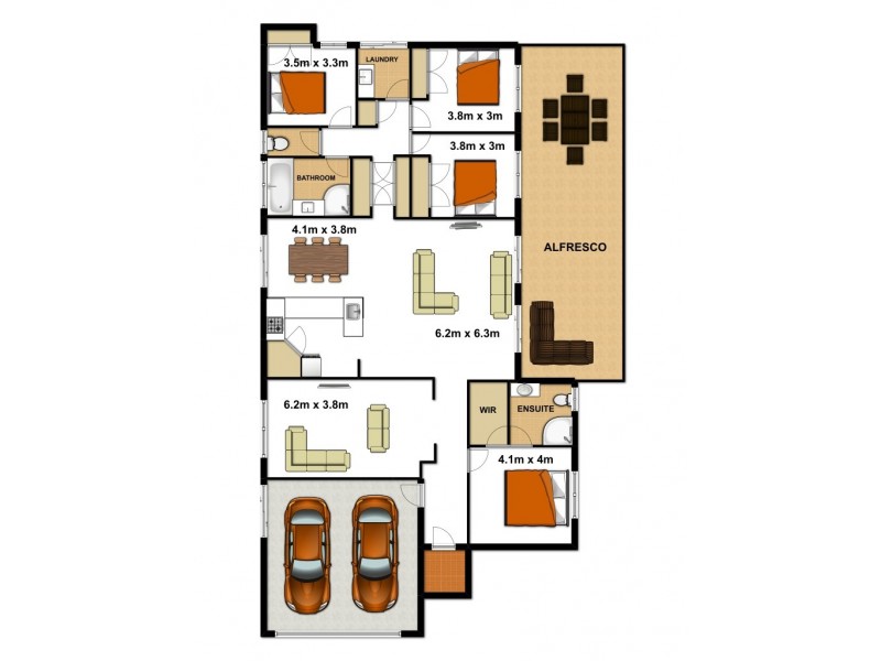 21 Columbus Circuit, Drewvale QLD 4116 Floorplan