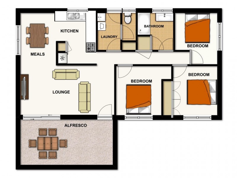2 Burton Court, Boronia Heights QLD 4124 Floorplan