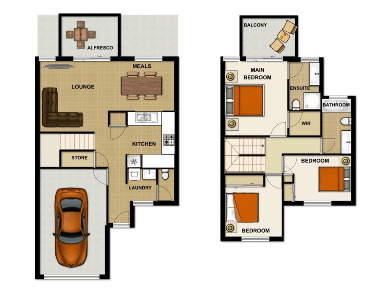 3/1 Daintree Drive, Parkinson QLD 4115 Floorplan