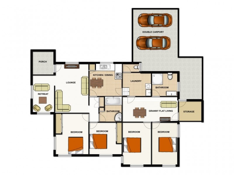 65 Deodar St, Inala QLD 4077 Floorplan