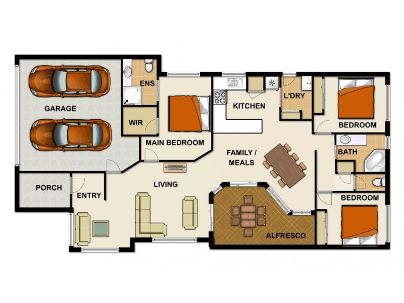 14 Fraser Place, Forest Lake QLD 4078 Floorplan
