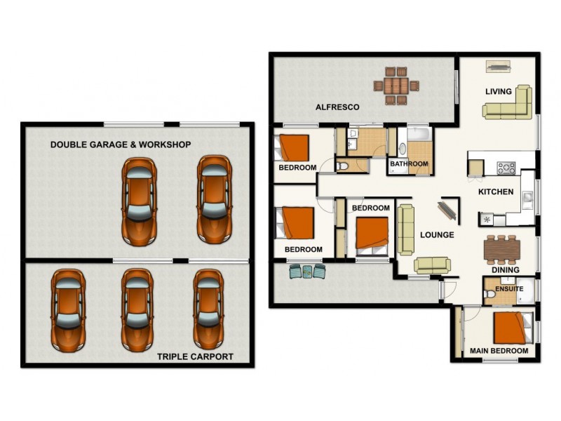 503 MIDDLE ROAD, Greenbank QLD 4124 Floorplan