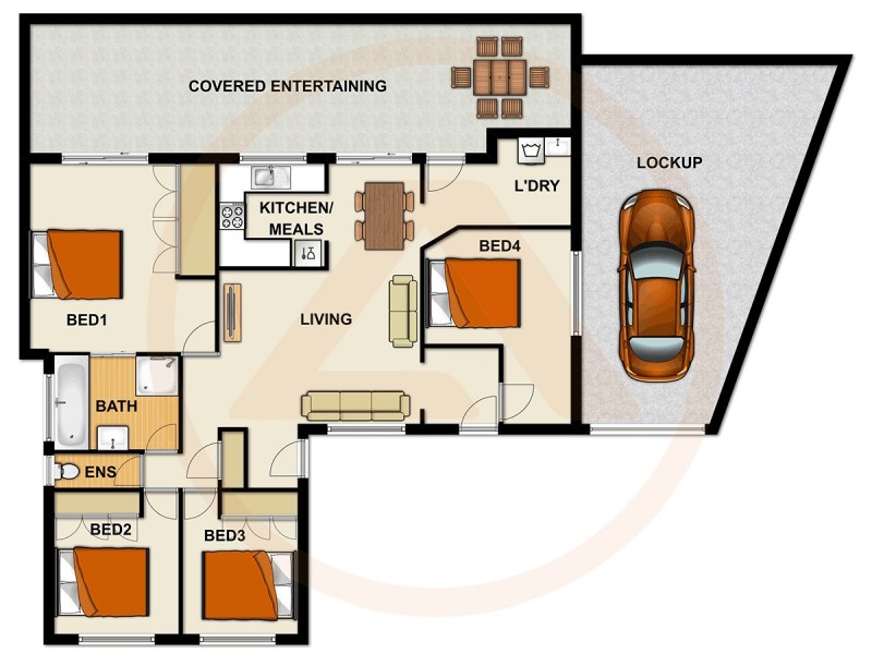 17 Burdekin Court, Hillcrest QLD 4118 Floorplan