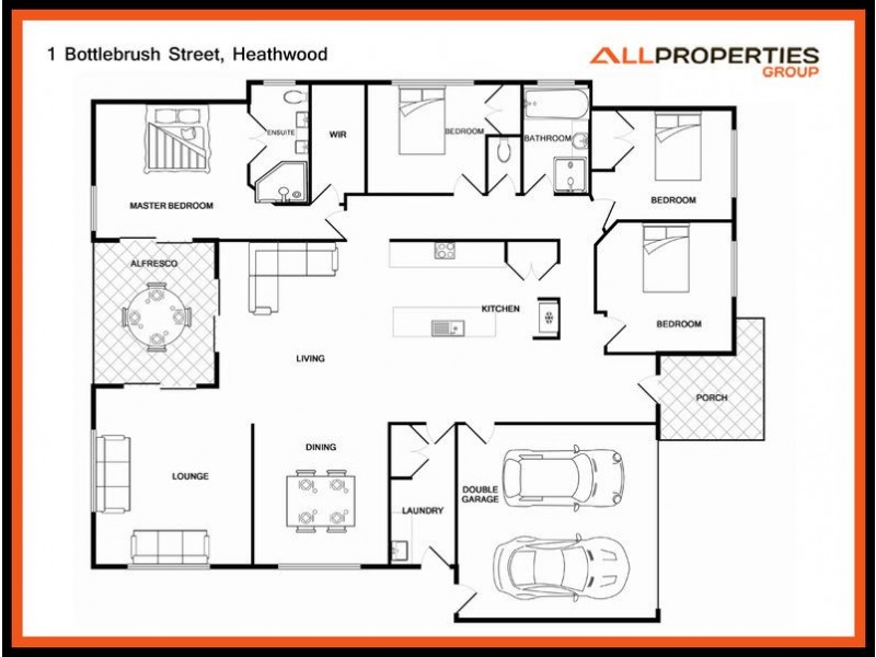 1 Bottlebrush Street, Heathwood QLD 4110 Floorplan