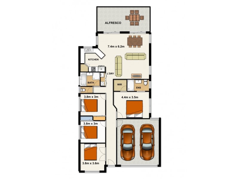 32 Woodlands Boulevard, Waterford QLD 4133 Floorplan