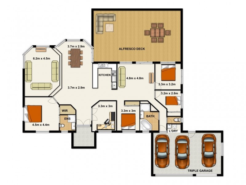88 Dickman Road, Forestdale QLD 4118 Floorplan