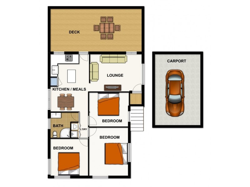 42 Azalea St, Inala QLD 4077 Floorplan