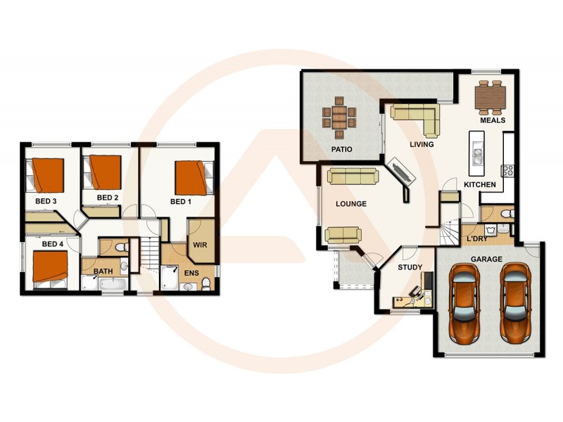1 TO 3 MITCHELSON DRIVE, Regents Park QLD 4118 Floorplan
