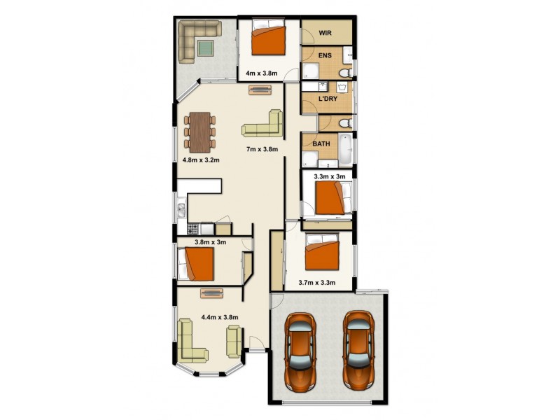 16 Nigella Circuit, Drewvale QLD 4116 Floorplan