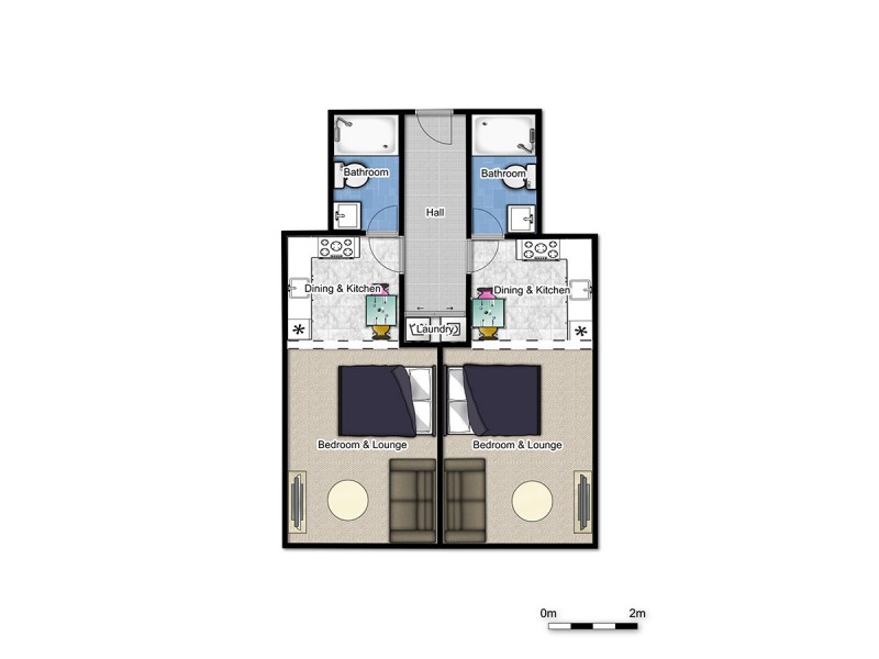 1208 Aspire Apartments, Ipswich QLD 4305 Floorplan
