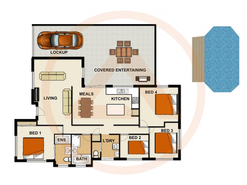 22 ITEA COURT, Regents Park QLD 4118 Floorplan