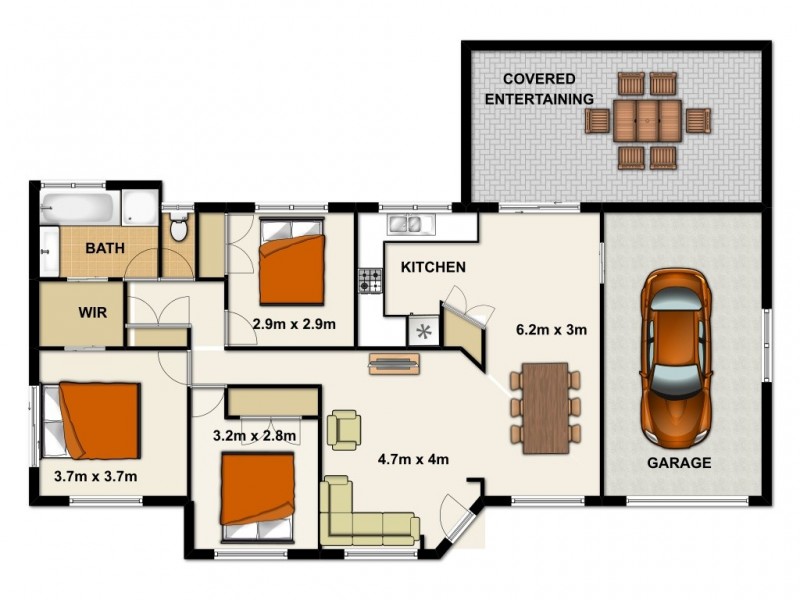 4 Bushland Drive, Regents Park QLD 4118 Floorplan