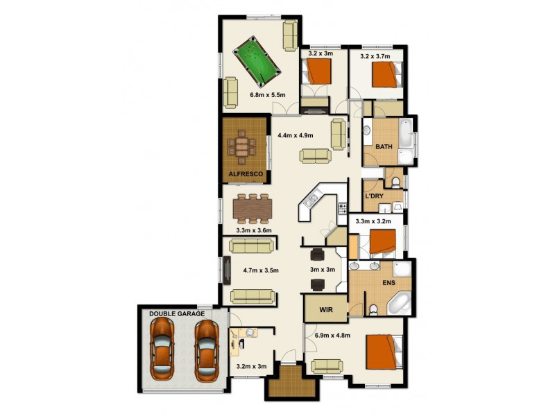 49-51 St Covet Court, Jimboomba QLD 4280 Floorplan