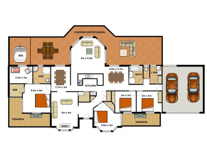 85-87 Horseshoe Crescent, New Beith QLD 4124 Floorplan
