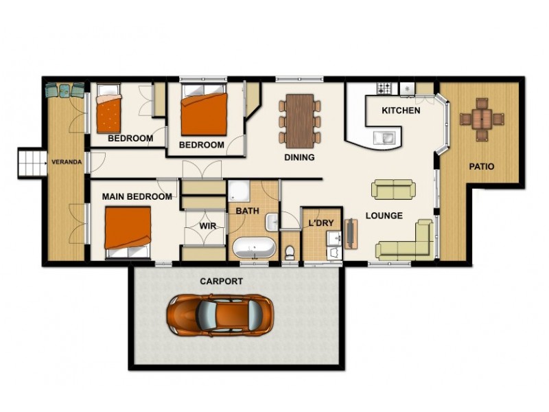 15 Coot-Tha Pl, Forest Lake QLD 4078 Floorplan