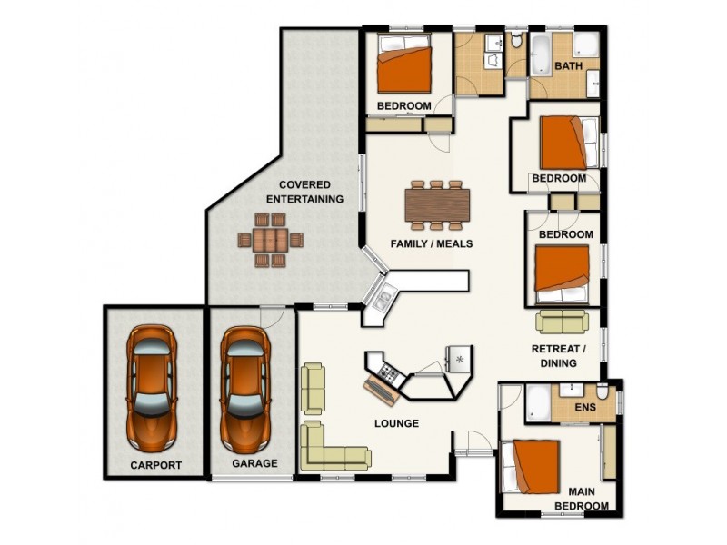 46 Cunningham Drive, Boronia Heights QLD 4124 Floorplan