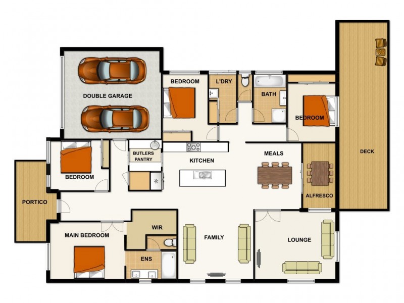 45 Laguna Cr, Springfield Lakes QLD 4300 Floorplan