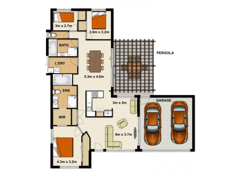 16 Stephens St, Upper Coomera QLD 4209 Floorplan