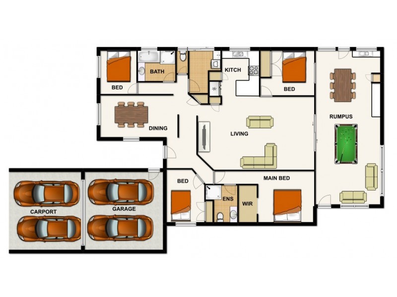 34 Treeline Pl, Durack QLD 4077 Floorplan