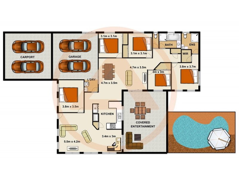 39-41 Jackeroo Court, Jimboomba QLD 4280 Floorplan