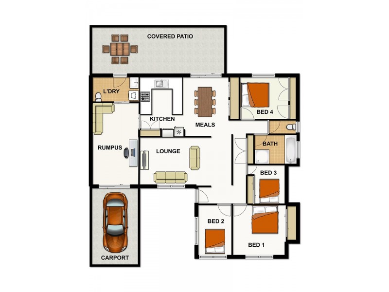 1 Learmonth Court, Hillcrest QLD 4118 Floorplan