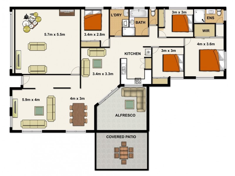 7 Reserve Drive, Jimboomba QLD 4280 Floorplan