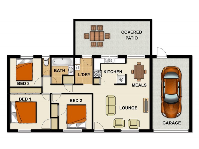 8 Whitcomb Street, Hillcrest QLD 4118 Floorplan