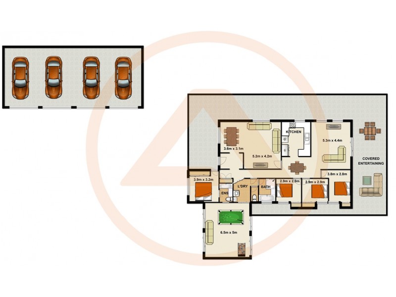 51-65 Greenhill Road, Munruben QLD 4125 Floorplan
