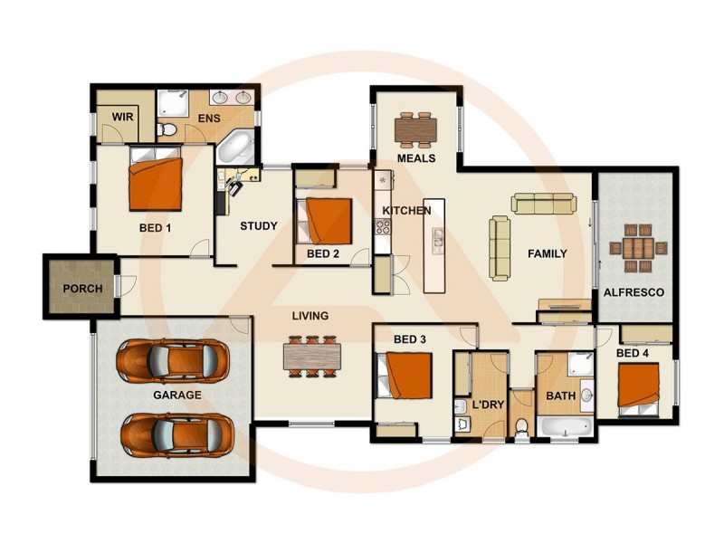 39 Bottlebrush Street, Heathwood QLD 4110 Floorplan