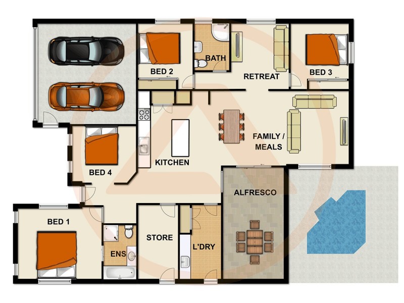 10 Randerson Street, Forest Lake QLD 4078 Floorplan