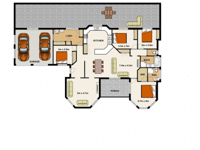 52-54 Deborah Court, Munruben QLD 4125 Floorplan