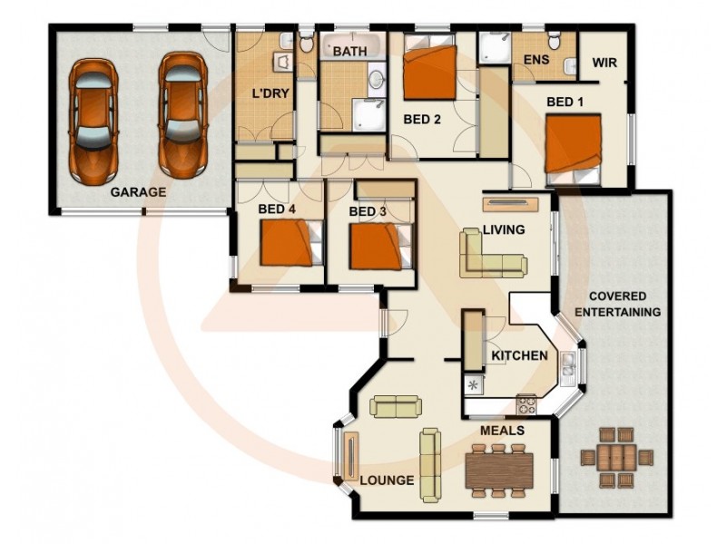 69 SOLANDRA CIRCUIT, Regents Park QLD 4118 Floorplan