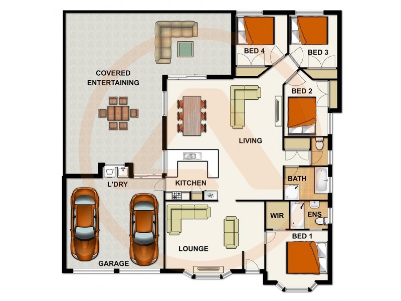 12 Landsborough Place, Forest Lake QLD 4078 Floorplan