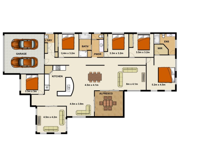 23 Greygum Place, Anstead QLD 4070 Floorplan