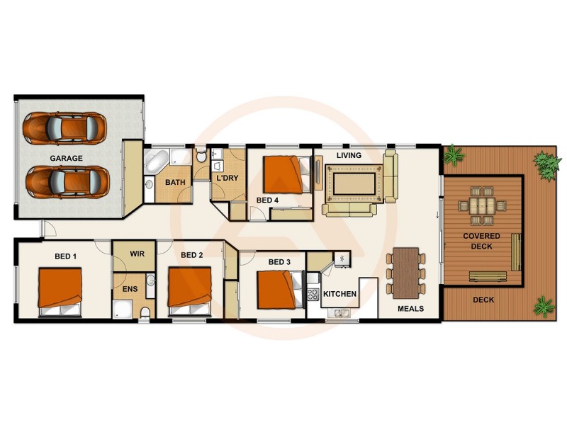 34 Carisbrook Circuit, Forest Lake QLD 4078 Floorplan