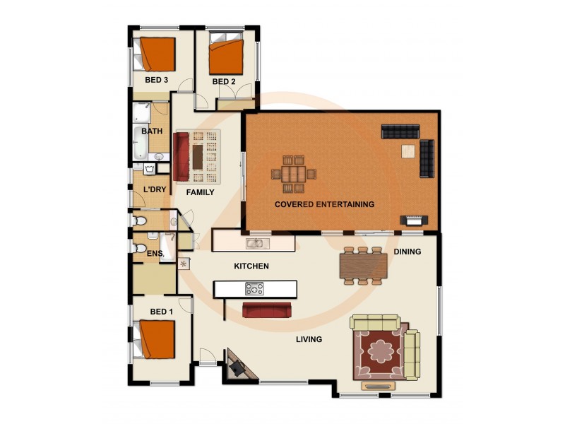 40-42 Gisbourne Street, Forestdale QLD 4118 Floorplan