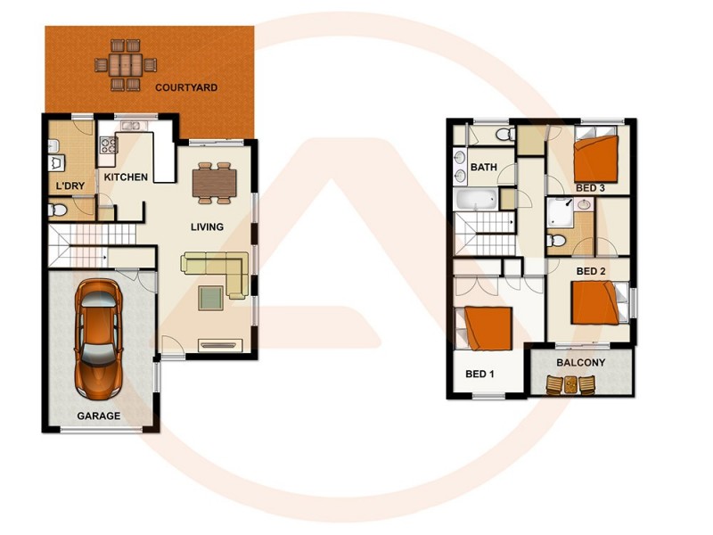 4/11 Meadow Place, Middle Park QLD 4074 Floorplan